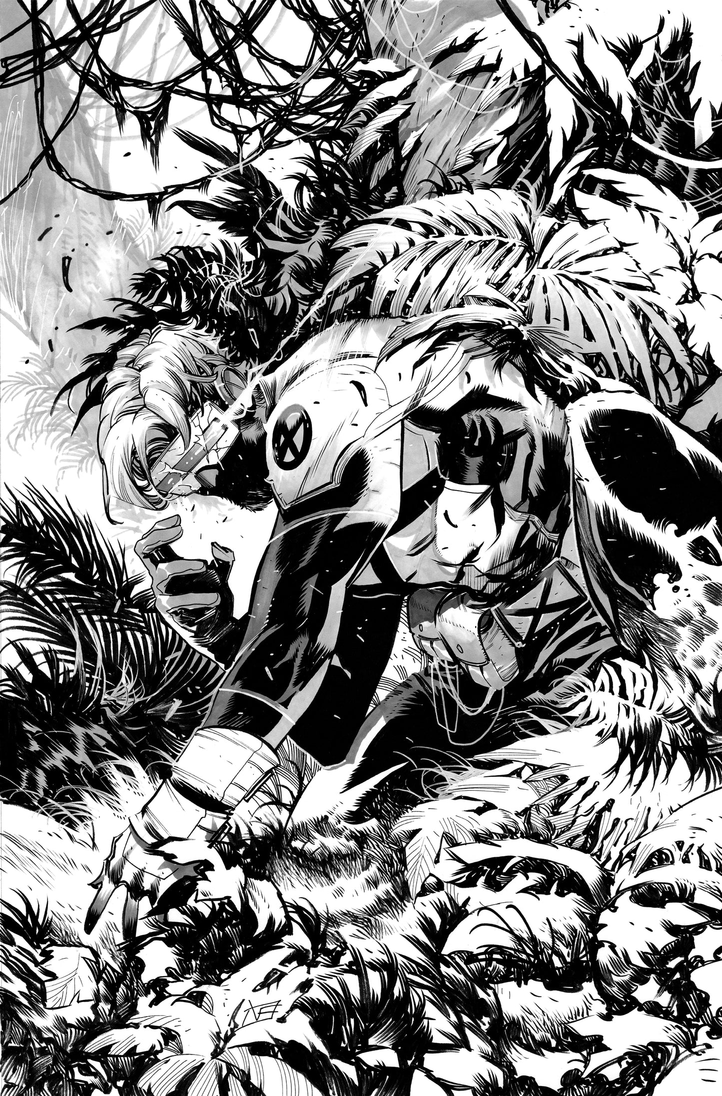 CYCLOPS  #1  FEDERICO VICENTINI COVER ART