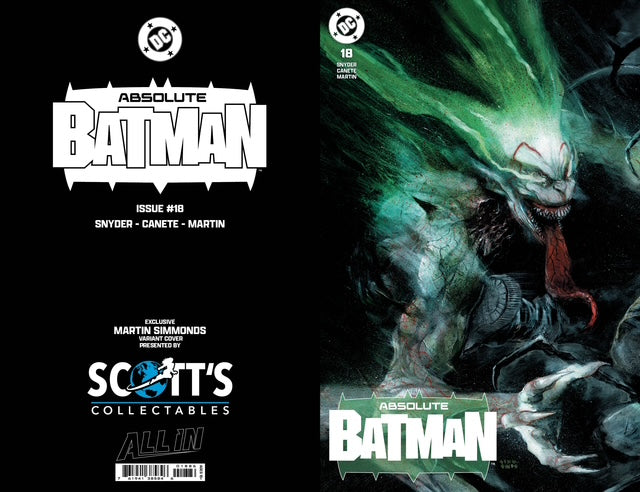 ABSOLUTE BATMAN  #18  MARTIN SIMMONDS VARIANT