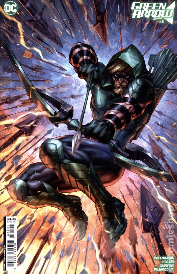 GREEN ARROW #8  ALAN QUAH ORIGINAL COVER ART