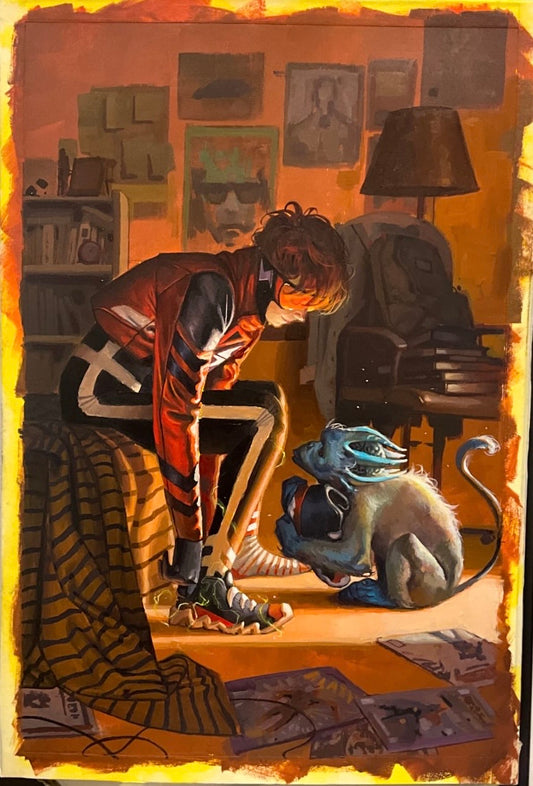 ABSOLUTE FLASH  #13  DE TOMMASO ORIGINAL COVER ART