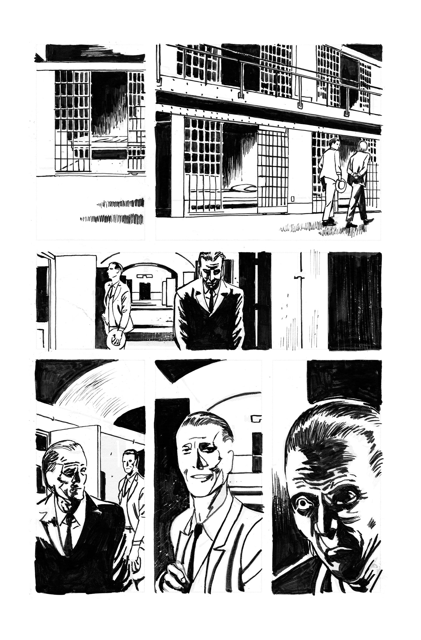 ABSOLUTE BATMAN - ARK-M SPECIAL #1  PAGE 8  (ORIGINAL ARTWORK BY JOSH HIXSON)