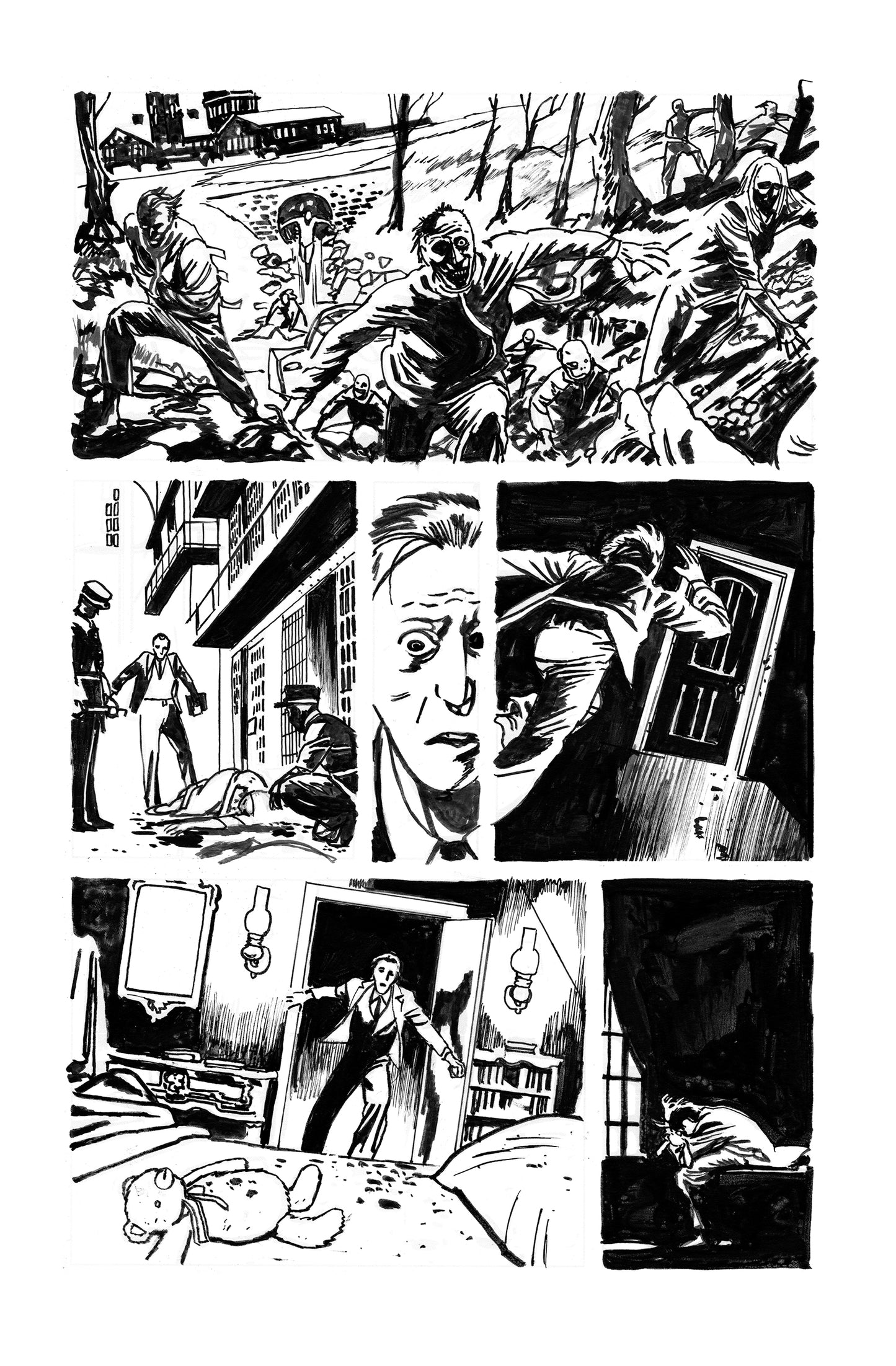 ABSOLUTE BATMAN - ARK-M SPECIAL #1  PAGE 14  (ORIGINAL ARTWORK BY JOSH HIXSON)