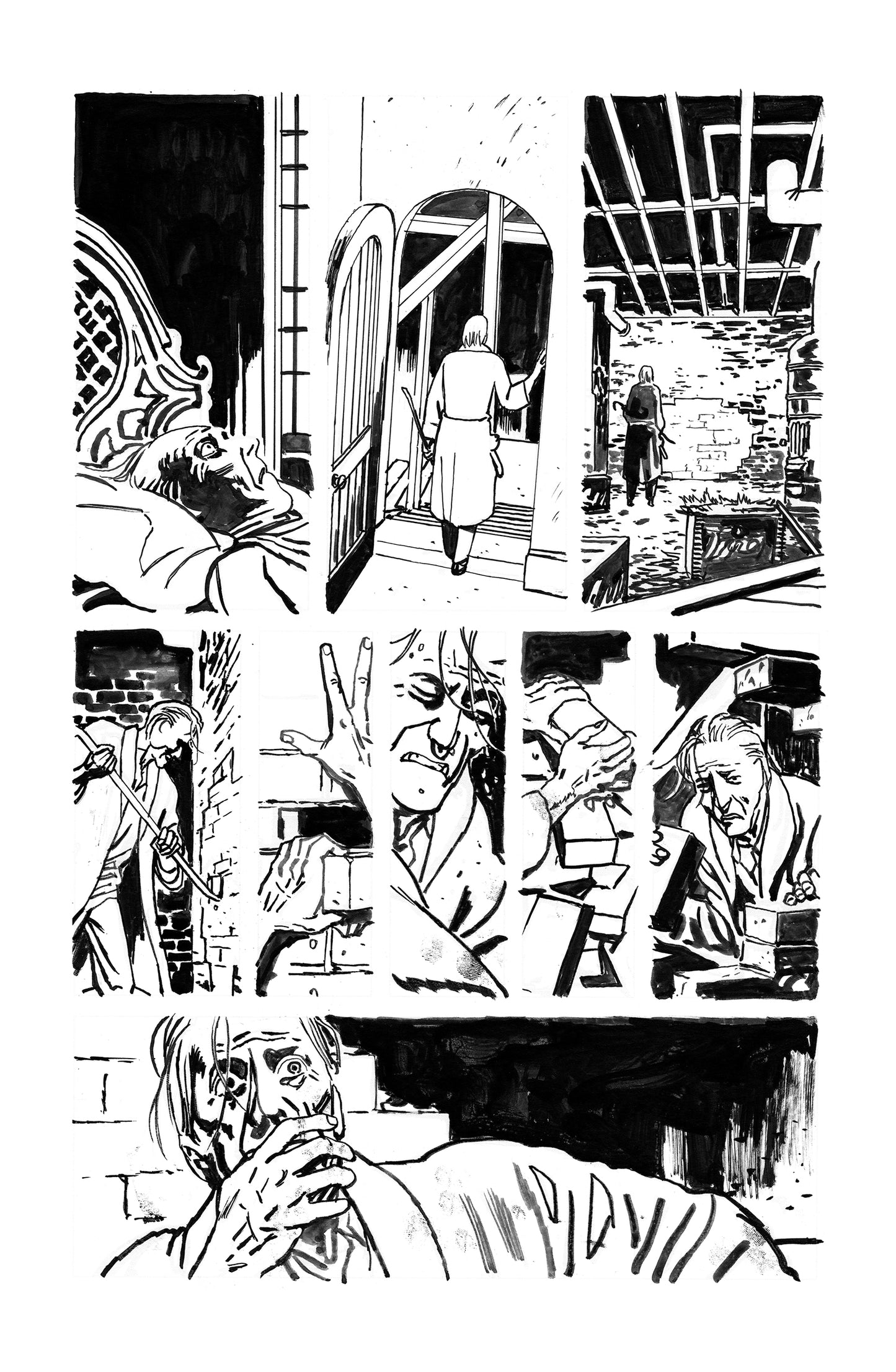 ABSOLUTE BATMAN - ARK-M SPECIAL #1  PAGE 17  (ORIGINAL ARTWORK BY JOSH HIXSON)