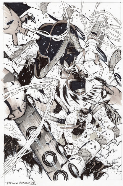 ALL NEW SPIDER-GWEN GHOST SPIDER  #10  FEDERICO VICENTINI COVER ART