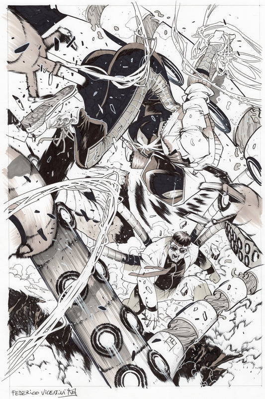 ALL NEW SPIDER-GWEN GHOST SPIDER  #10  FEDERICO VICENTINI COVER ART