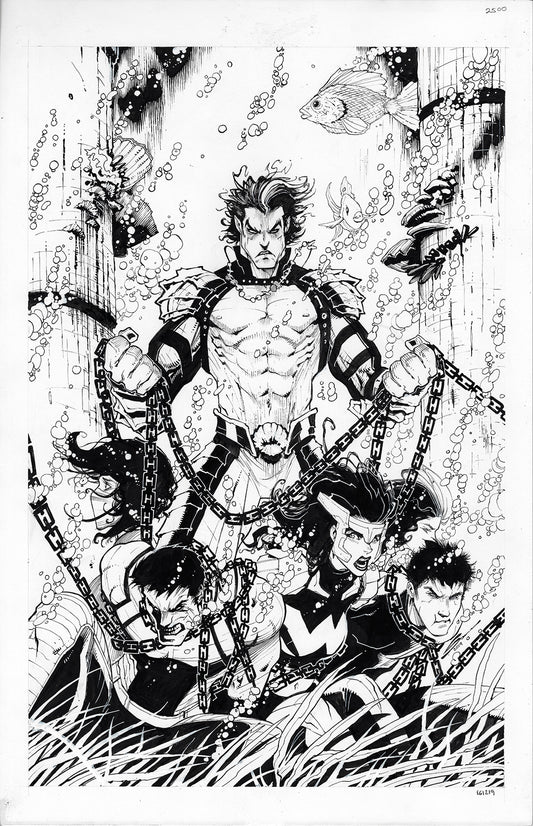ATLANTIS ATTACKS  #2  GERARDO SANDOVAL COVER ART