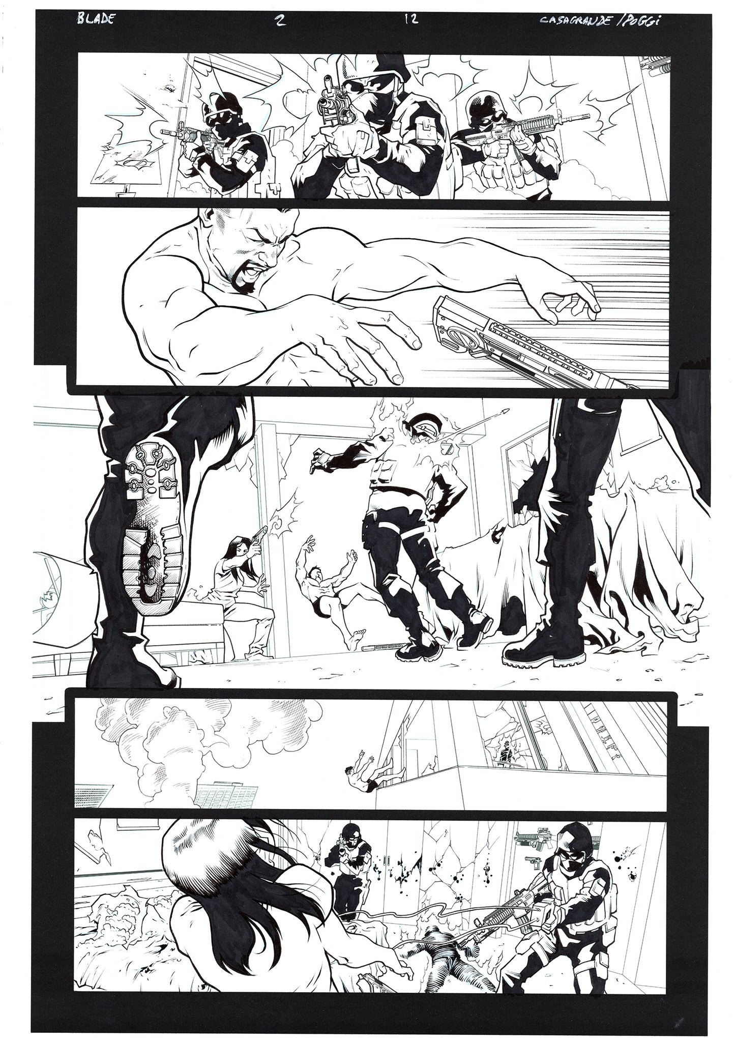 BLADE #2 PAGE 12 ELENA CASAGRANDE INTERIOR PAGE