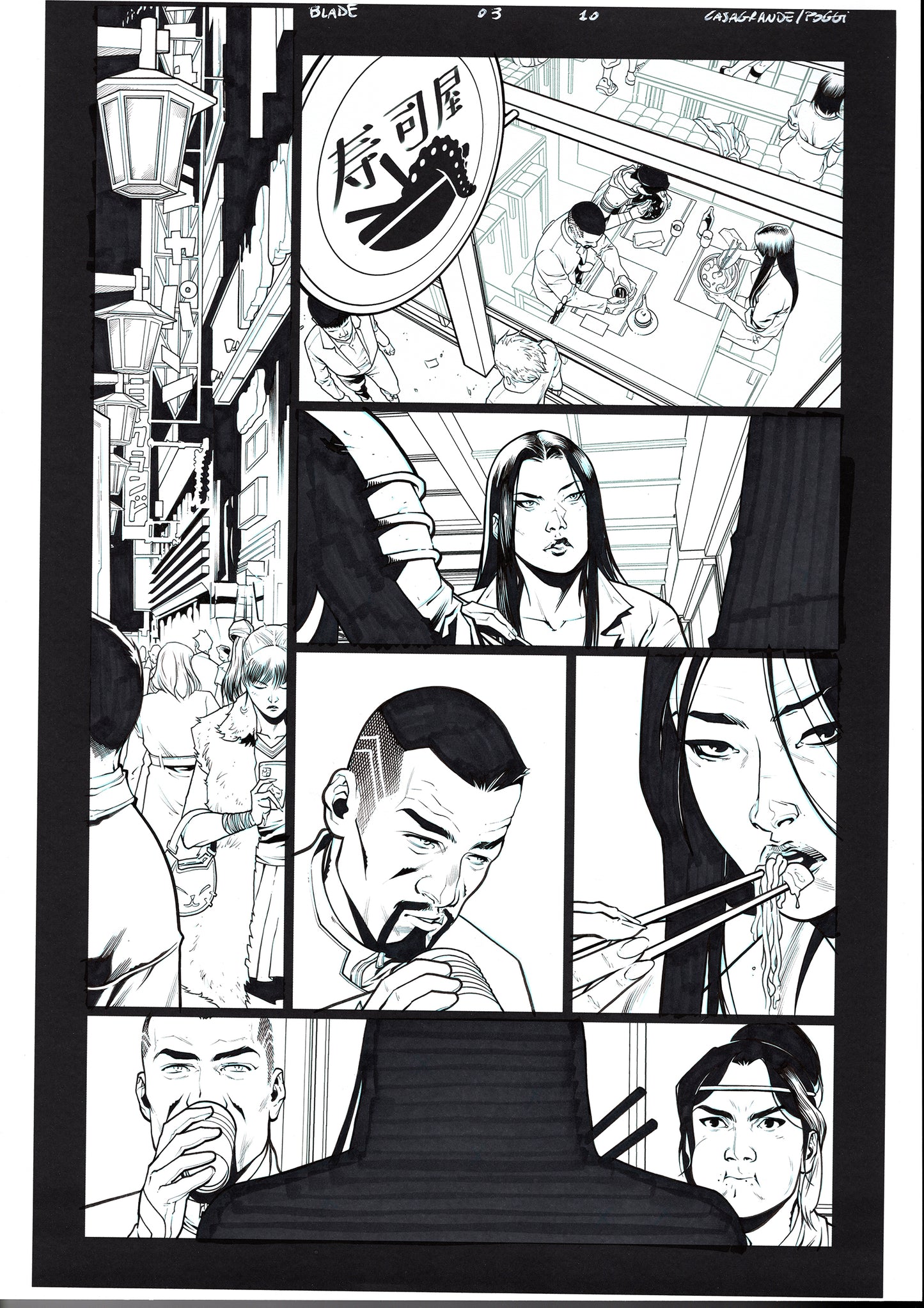 BLADE #3 PAGE 10 ELENA CASAGRANDE INTERIOR PAGE