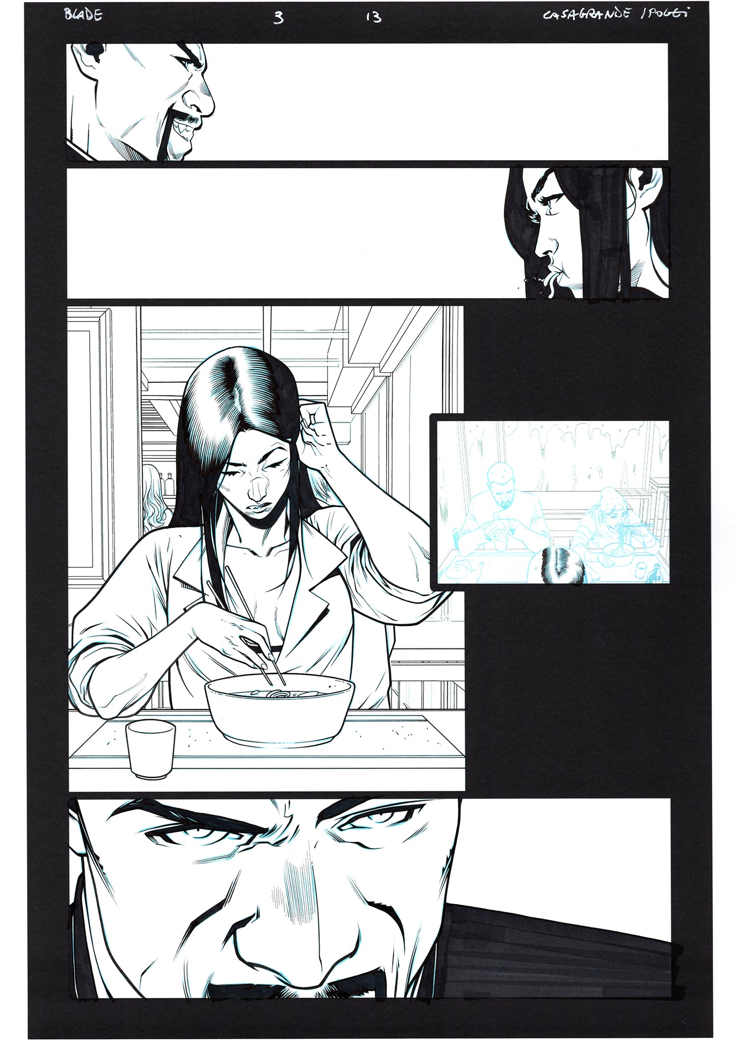 BLADE #3 PAGE 13 ELENA CASAGRANDE INTERIOR PAGE