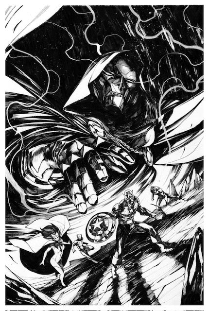 AVENGERS  #25 (ALESSANDRO CAPPUCCIO ORIGINAL COVER ART) 616 DAY BLIND BAG FACSIMILE VARIANT