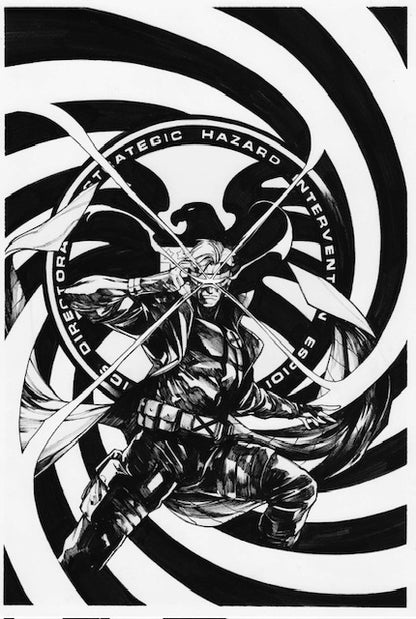 CYCLOPS  #3 (ALESSANDRO CAPPUCCIO ORIGINAL COVER ART) STORMBREAKER VARIANT