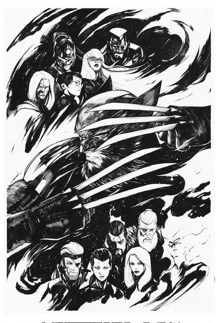 ULTIMATE WOLVERINE #16 (ALESSANDRO CAPPUCCIO ORIGINAL COVER ART)