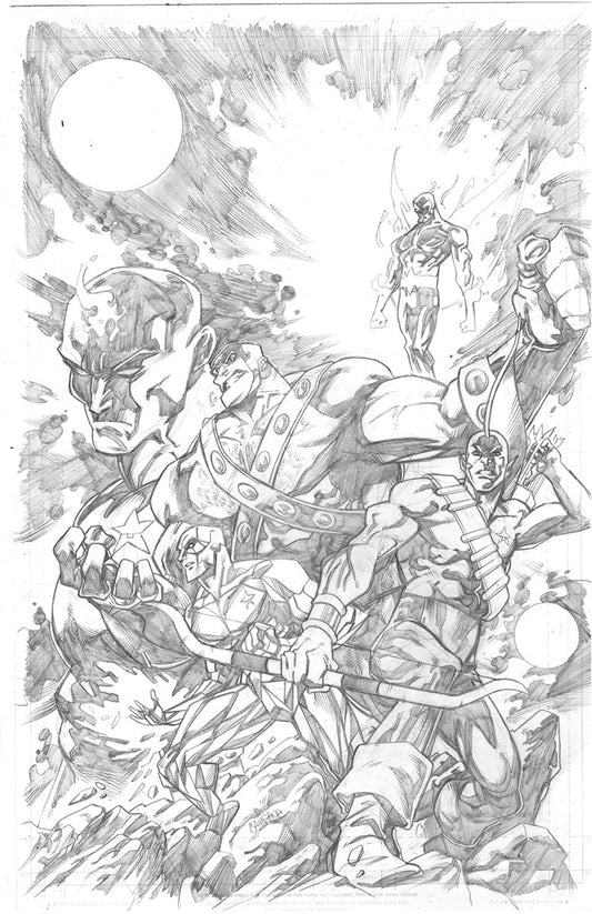 IMPERIAL GUARDIANS #2  CHRIS CAMPANA ORIGINAL COVER ART