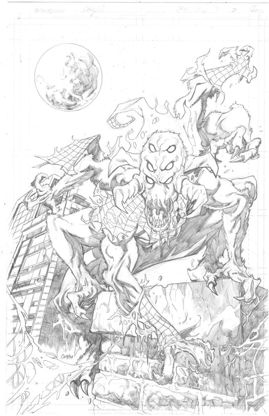 SPIDER-MAN 94 #2  CHRIS CAMPANA ORIGINAL COVER ART