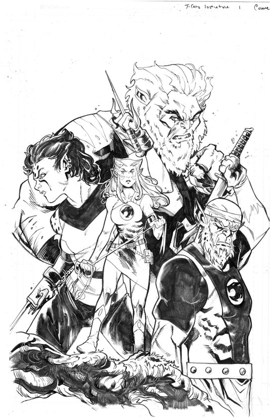 THUNDERCATS LOST IN TIME  #1  CHRIS CAMPANA ORIGINAL COVER ART