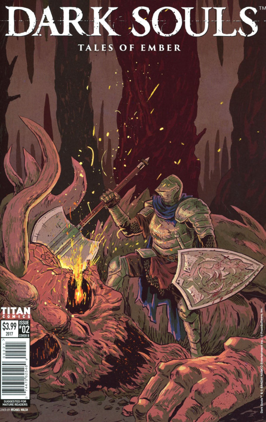 DARK SOULS TALES OF EMBER  #2   MICHAEL WALSH ORIGINAL COVER ART