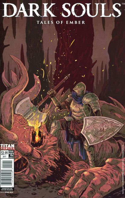 DARK SOULS TALES OF EMBER  #2   MICHAEL WALSH ORIGINAL COVER ART