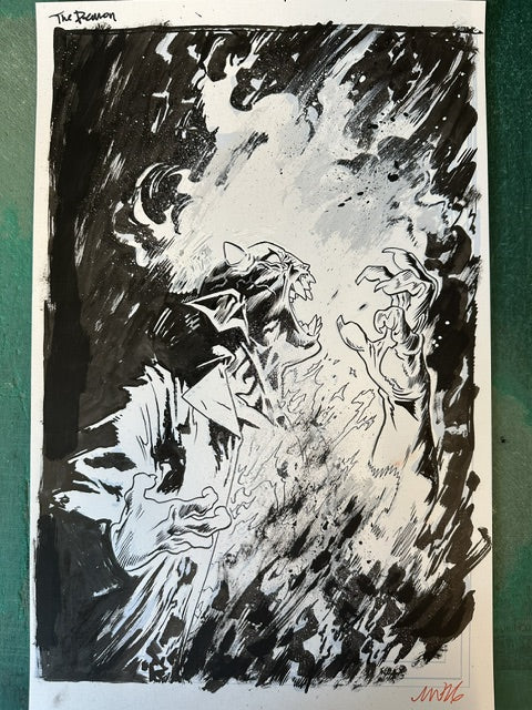 DEMON  #1  MICHAEL WALSH ORIGINAL COVER ART