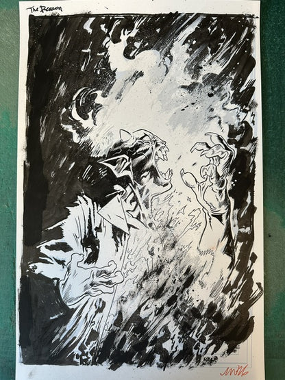 DEMON  #1  MICHAEL WALSH ORIGINAL COVER ART