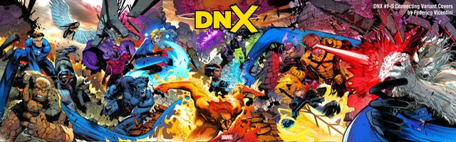 DNX  #1-5 CONNECTING COVER SET (FEDERICO VICENTINI ORIGINAL COVER ART)