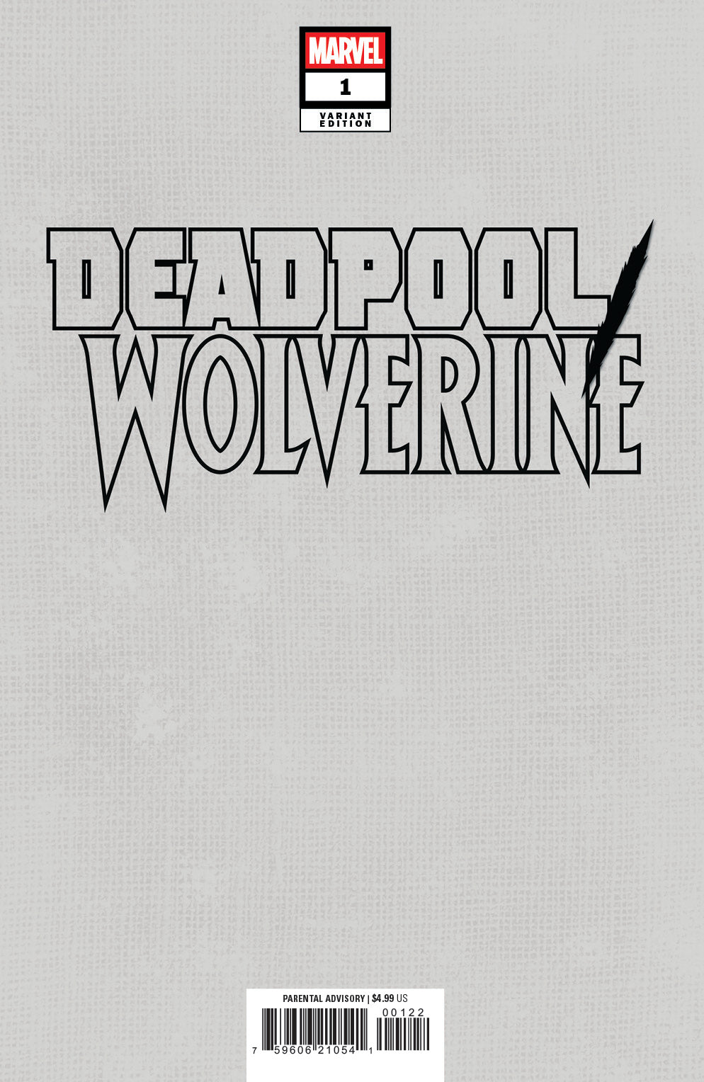 DEADPOOL WOLVERINE #1  BERMEJO MEGACON WHITE VIRGIN VARIANT