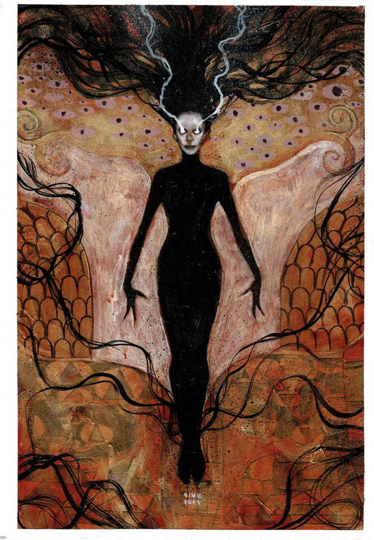 DEATH SENTENCE HC   MARTIN SIMMONDS ORIGINAL COVER ART