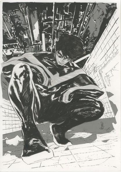NIGHTWING  #140  WERTHER DELL'EDERA ORIGINAL COVER ART