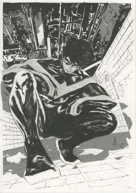 NIGHTWING  #140  WERTHER DELL'EDERA ORIGINAL COVER ART