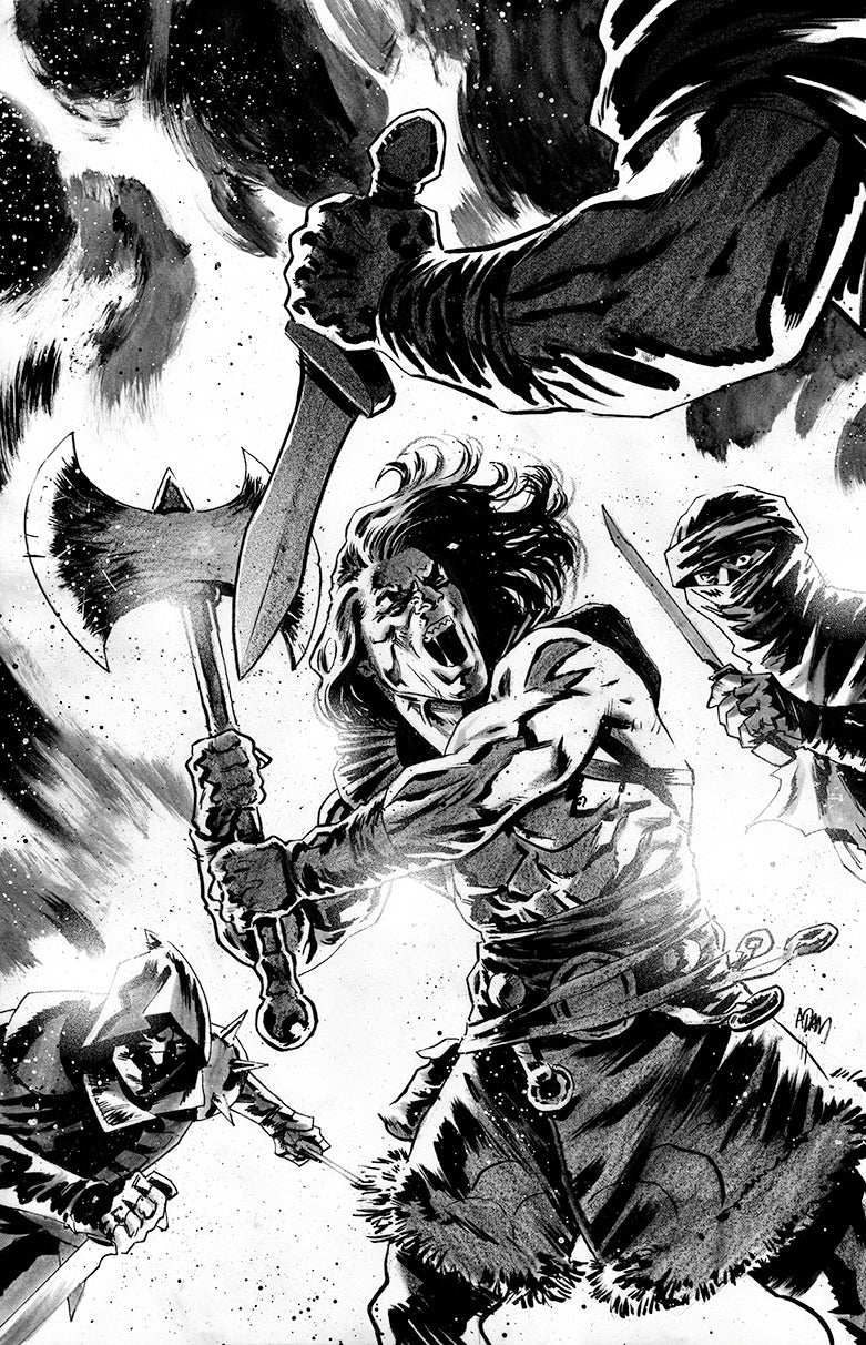 DIABLO DAWN OF HATRED #1 ORIGINAL COVER ART BY ADAM GORHAM