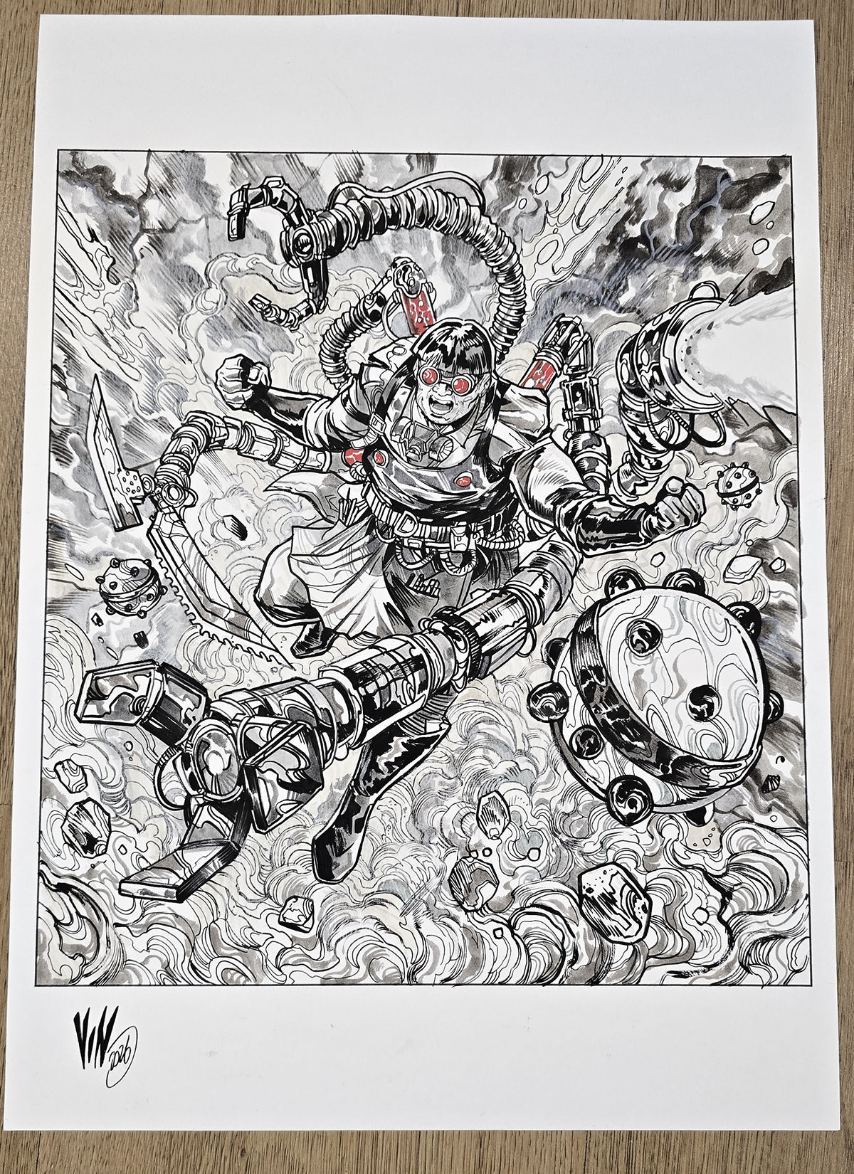DOCTOR OCTOPUS MARVEL SNAP (VINCENZO RICCARDI ORIGINAL ART)