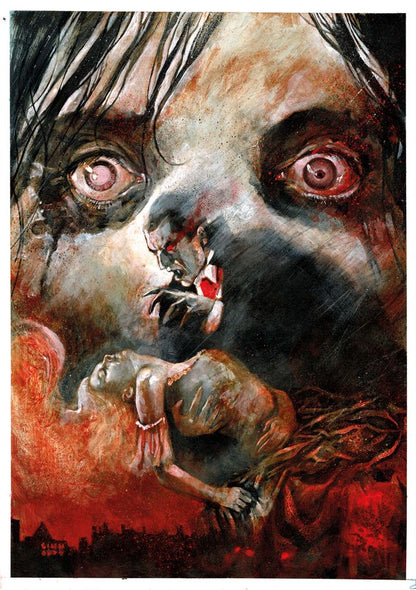 DRACULA BLACK AND WHITE SPECIAL  #2  MARTIN SIMMONDS ORIGINAL COVER ART