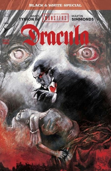 DRACULA BLACK AND WHITE SPECIAL  #2  MARTIN SIMMONDS ORIGINAL COVER ART