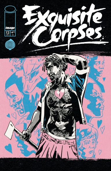 EXQUISITE CORPSES #12 MICHAEL WALSH ORIGINAL COVER ART