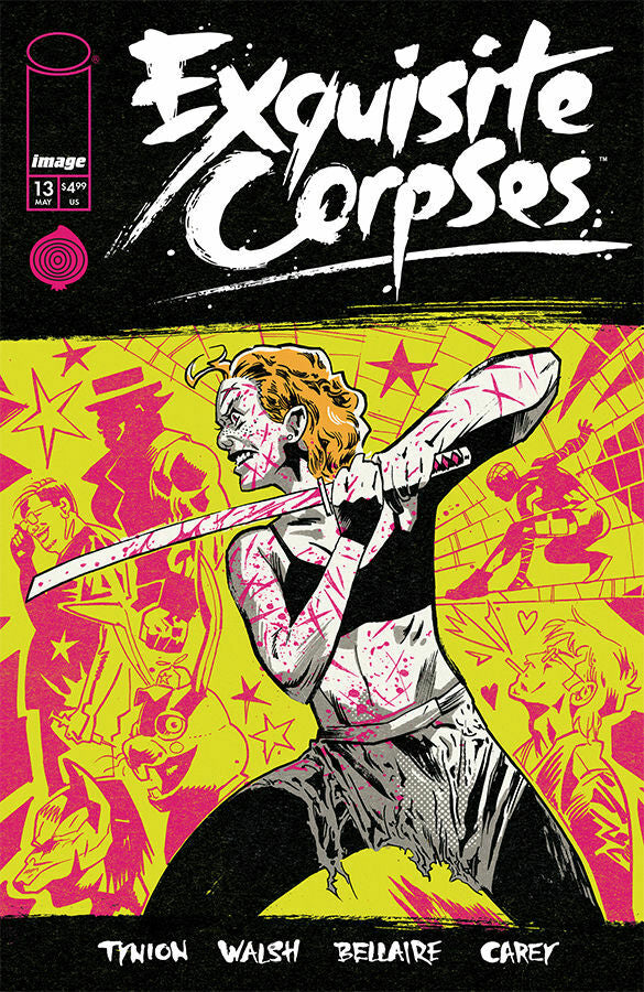 EXQUISITE CORPSES #13 VARIANT MICHAEL WALSH ORIGINAL COVER ART
