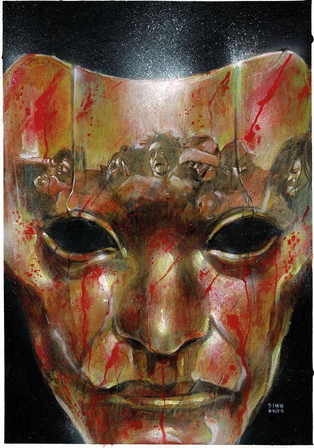 EXQUISITE CORPSES  #2  MARTIN SIMMONDS ORIGINAL COVER ART