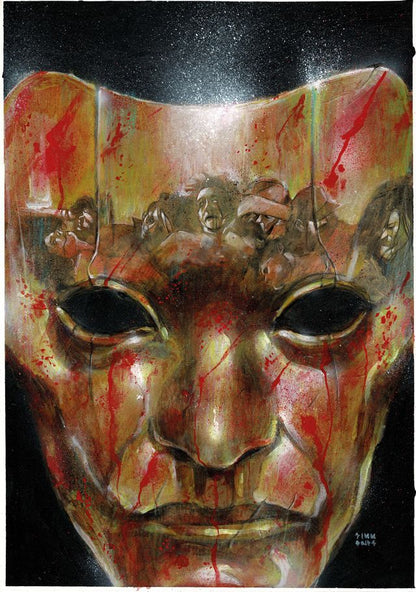 EXQUISITE CORPSES  #2  MARTIN SIMMONDS ORIGINAL COVER ART