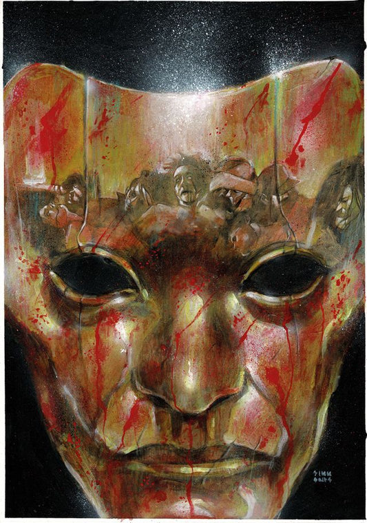 EXQUISITE CORPSES  #2  MARTIN SIMMONDS ORIGINAL COVER ART