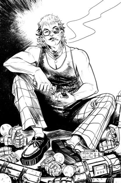 EXQUISITE CORPSES  #10  SOO LEE ORIGINAL COVER ART