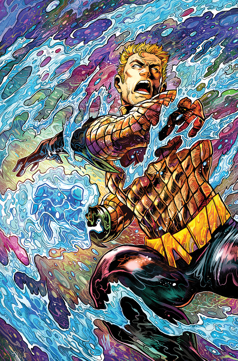 EMPEROR AQUAMAN #21  VINCENZO RICCARDI ORIGINAL COVER ART