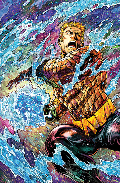 EMPEROR AQUAMAN #21  VINCENZO RICCARDI ORIGINAL COVER ART