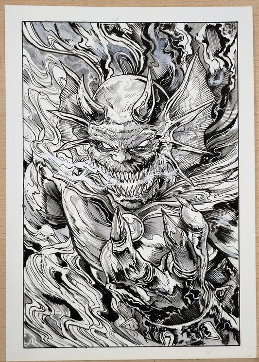 ERTIGAN A4 (VINCENZO RICCARDI ORIGINAL ART)