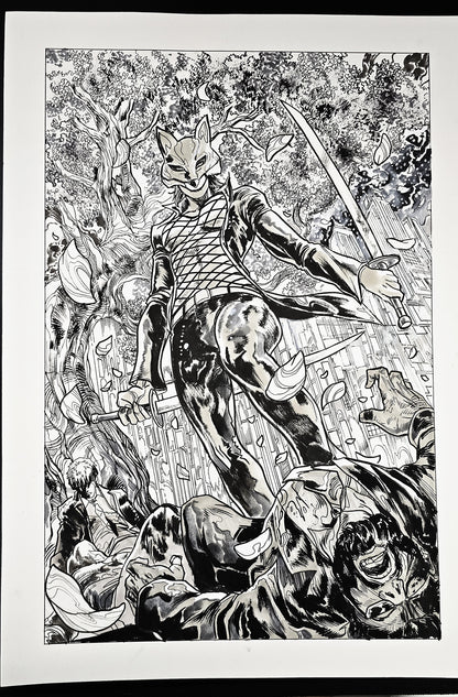 FOX MASK KILLER  #4 1:50 VARIANT (VINCENZO RICCARDI ORIGINAL COVER ART)