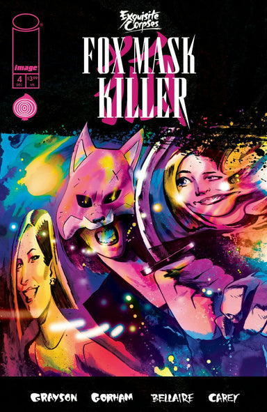 FOX MASK KILLER  #4 ORIGINAL COVER ART BY ADAM GORHAM