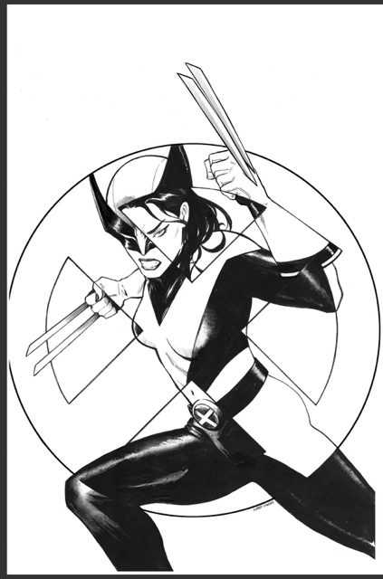 GENERATION X-23 #1 LEE GARBETT ORIGINAL COVER ART Comic Art