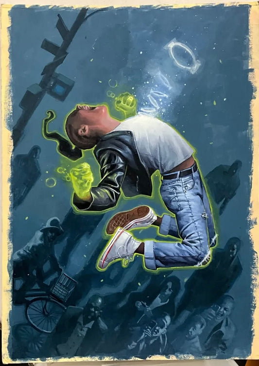 ABSOLUTE GREEN LANTERN  #1  DE TOMMASO ORIGINAL COVER ART