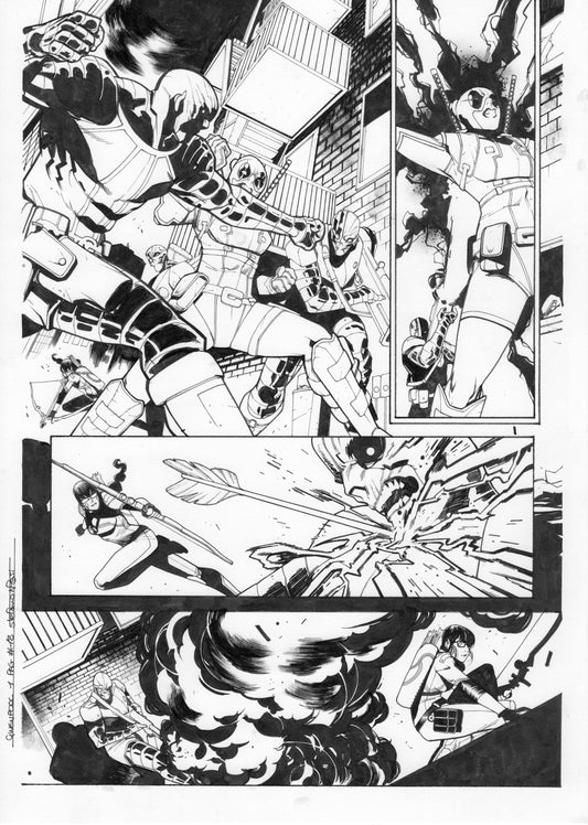 GWENPOOL #1  PAGE 18  ORIGINAL PAGE BY STEFANO NESI
