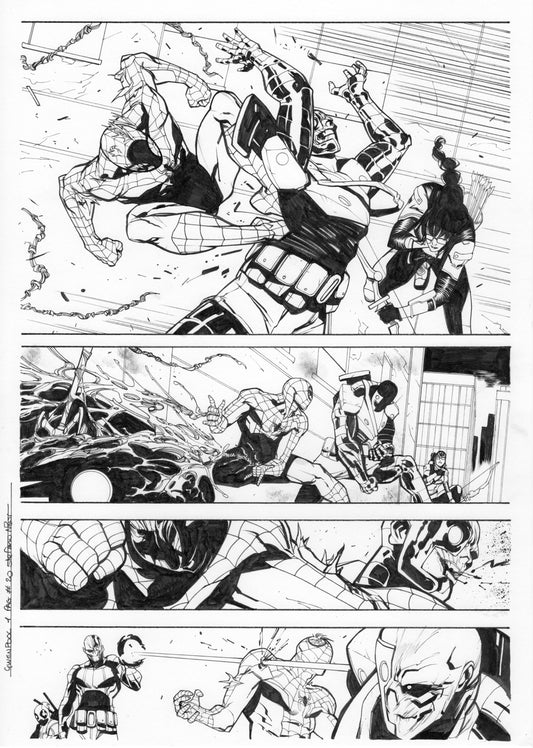 GWENPOOL #1  PAGE 20  ORIGINAL PAGE BY STEFANO NESI
