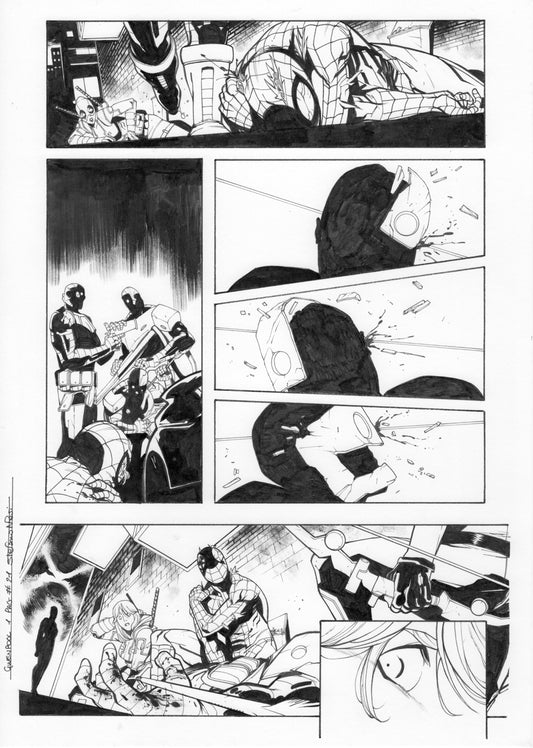 GWENPOOL #1  PAGE 21  ORIGINAL PAGE BY STEFANO NESI