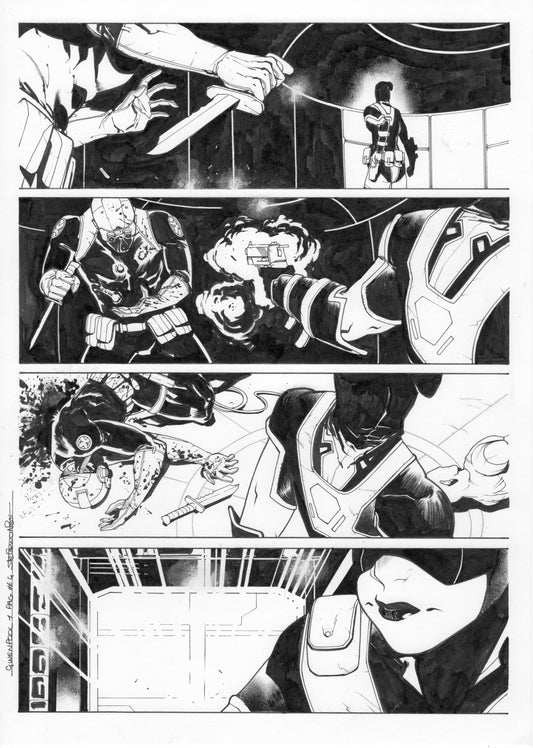 GWENPOOL #1  PAGE 4  ORIGINAL PAGE BY STEFANO NESI