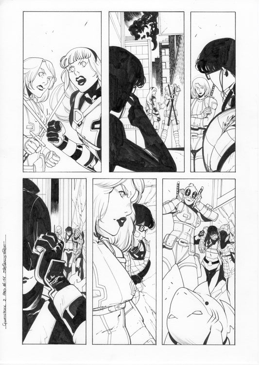 GWENPOOL #2  PAGE 11  ORIGINAL PAGE BY STEFANO NESI